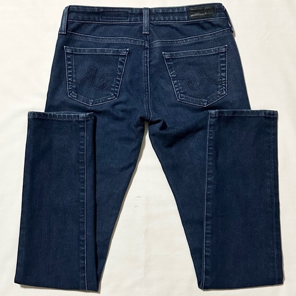 AG Adriano Goldschmied The Stilt Cigarette Leg Dark Stretch Denim Jeans - 25R - Picture 12 of 16